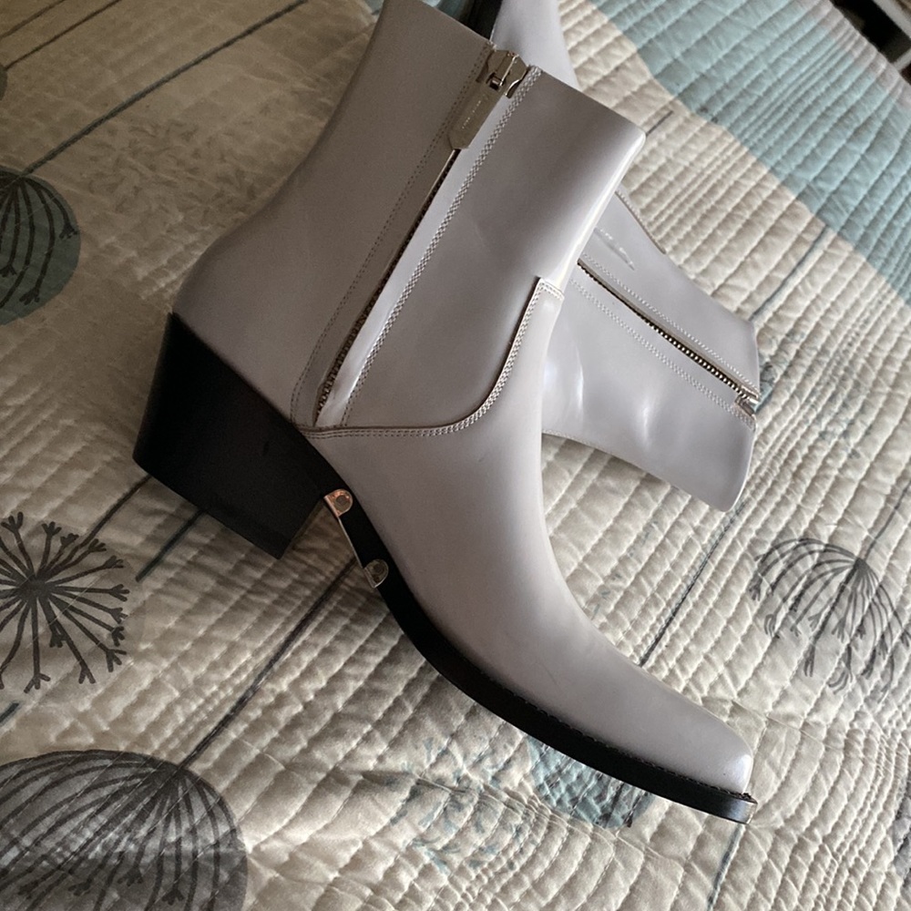 Calvin Klein Leather Western Boots - Picture 7 of 9
